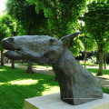 parque temático grande decoração ao ar livre escultura de metal artesanato de bronze para o mundo